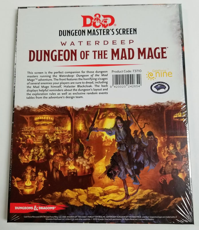DM Screen - Dungeon of the Mad Mage : Dungeon's Gate