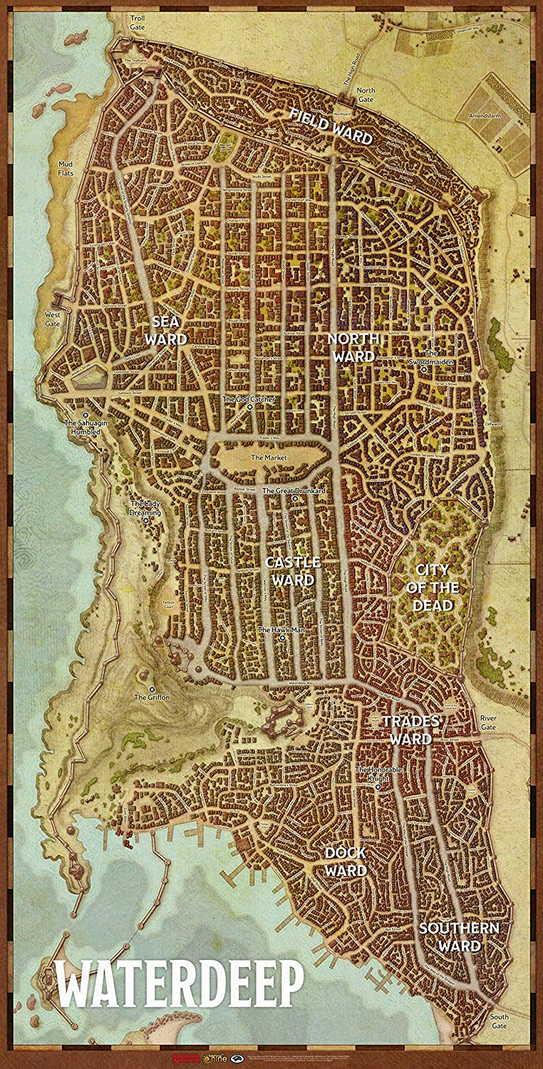 Castle Waterdeep Map